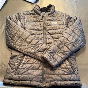 The North Face Charcoal Quilted Jacket
